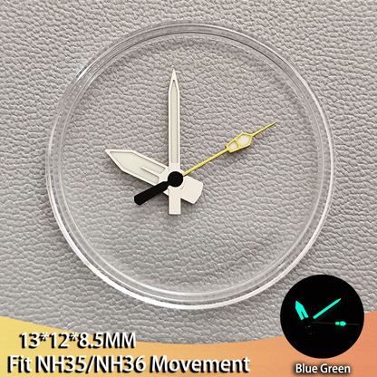 Various Styles Watch Hands Pointers Green Luminous For NH35 NH36 Movement