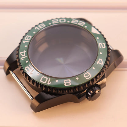 40mm Watch Case For NH34 NH35 NH36 NH38 NH70 4R36 Miyota 8215 Eta 2824 GMT SUB