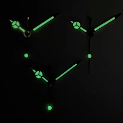Modified Green Luminous Cusp Watch Hands Pointers for NH35/NH36/4R/7S Movement