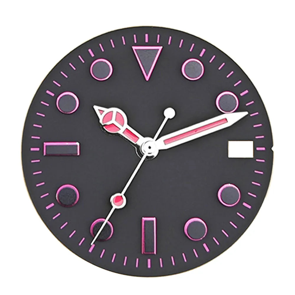 28.5mm Watch Dial + Watch Hands for NH34 NH35 4R35 Movement Modified Part