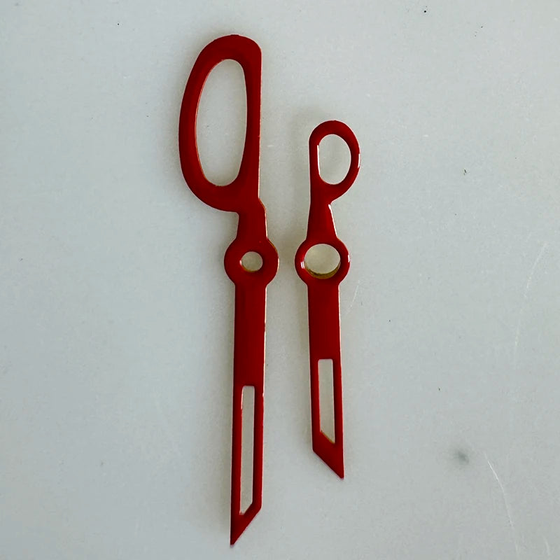 Modified Scissors Watch Hands Pointers Multicolor for NH35/NH36/4R/7S Movement