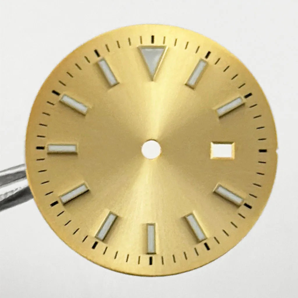 31MM Ladies Round Polished Fluted Bezel Sapphire Crystal Watch Case for NH05/06