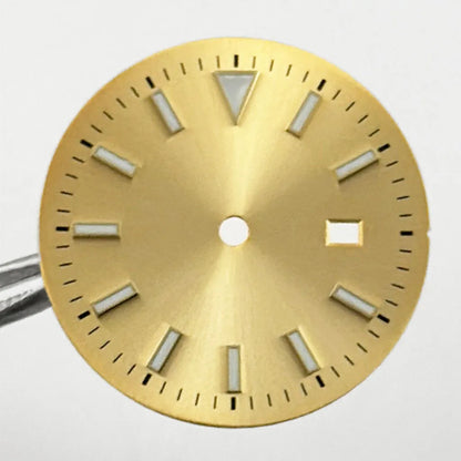 31MM Ladies Round Polished Fluted Bezel Sapphire Crystal Watch Case for NH05/06