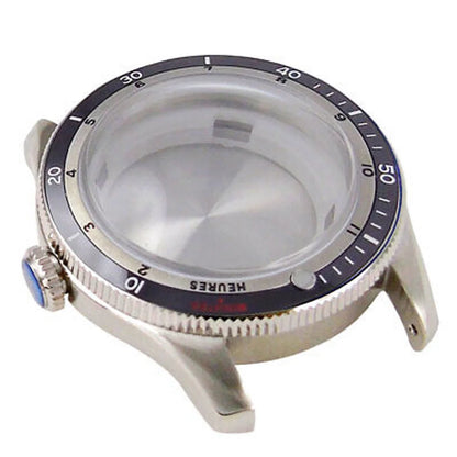 40mm Double Bow Sapphire Glass Watch Case Fit NH34 NH35 NH36 2824 Ceramic Bezel