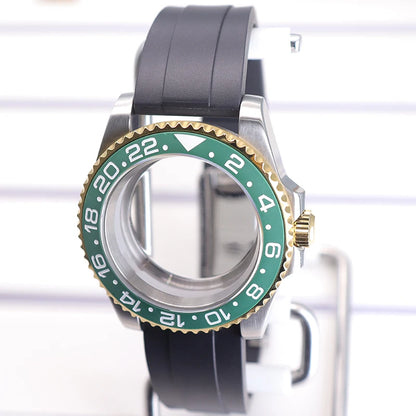 40mm Watch Case Set For GMT SUB Yacht NH34 NH35 NH36 NH39 8215 Eta2824 PT5000