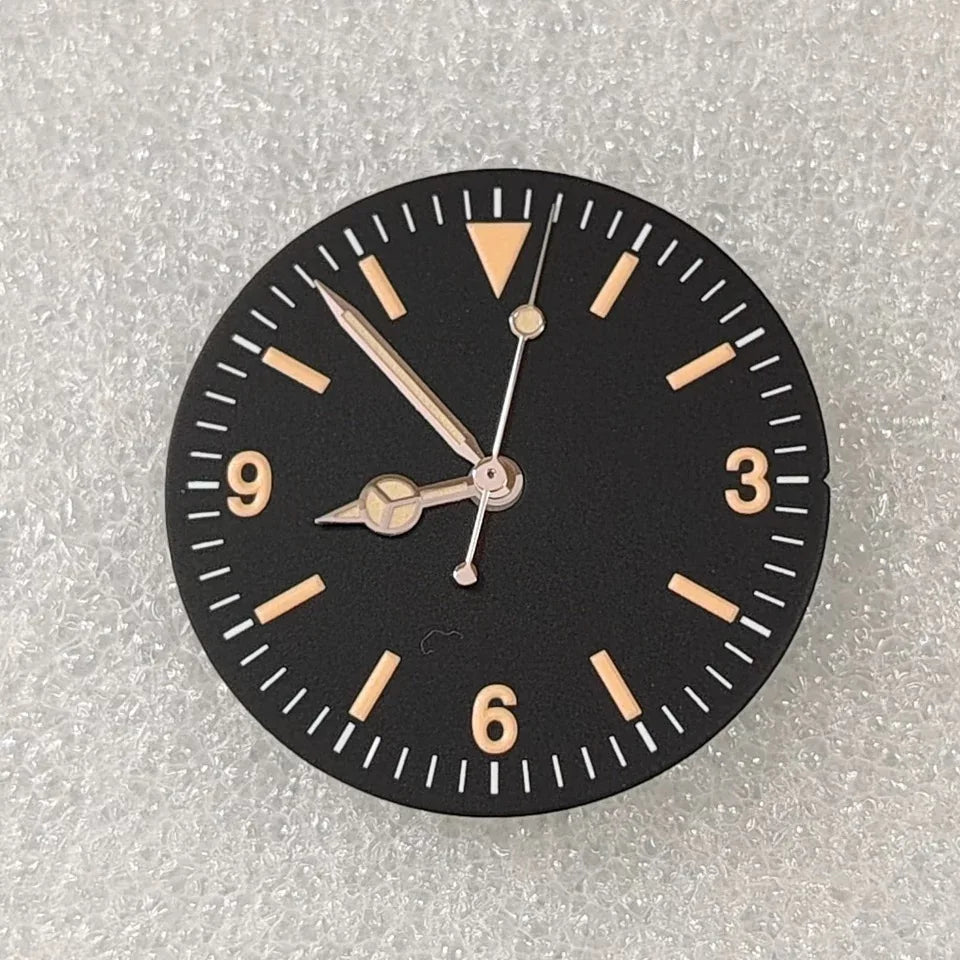 28.5mm Retro Submarine Dial And Hand With 369 Digits Suitable For NH34 NH35 NH36
