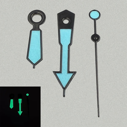 Modified Arrow Green Luminous Watch Hands Pointers for NH35/NH36/4R/7S Movement