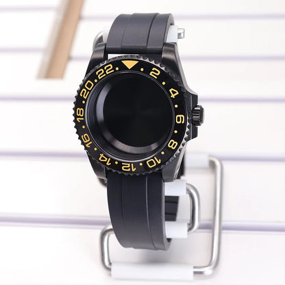 40mm SUB Diving Watch Case Strap For NH35 NH36 NH34 8215 Eta 2824 28.5mm Dial