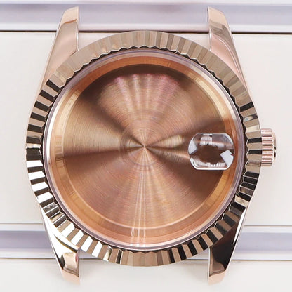 36/39mm Watch Cases Set Sapphire Glass For NH35 NH36 NH34 NH70 8215 Datejust