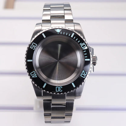 40mm Diver Case C3 Bezel Sapphire Glass For NH35 NH36 NH34 NH38 8215 Eta2824 SUB