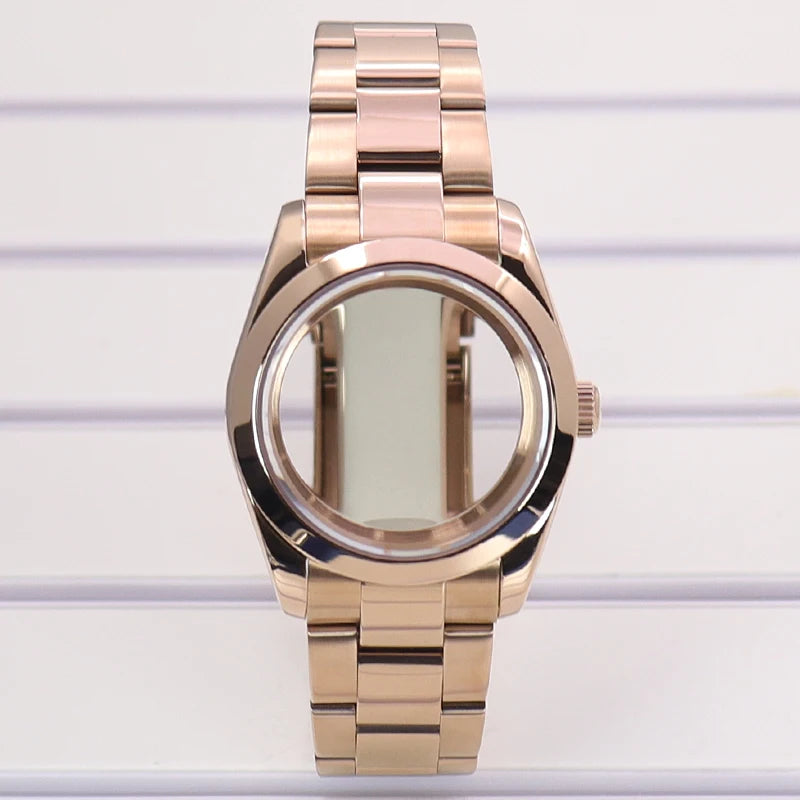 36/39mm Watch Cases and Strap Sapphire Glass For NH35 NH36 NH34 NH38 Miyota 8215