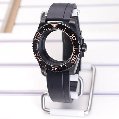40mm Watch Case Sapphire For SUB NH35 NH36 NH34 GMT NH38 GMT Miyota 8215 Eta2824