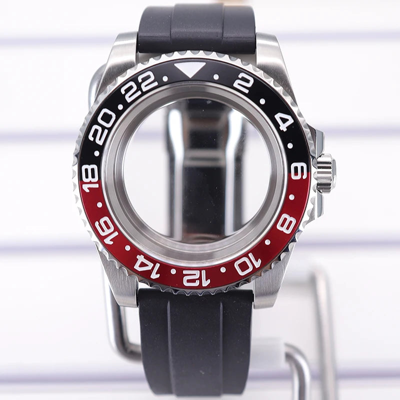 40mm Watch Case For 4R NH35 NH36 NH34/38 NH70 8215 Eta2824 PT5000 Sapphire Glass
