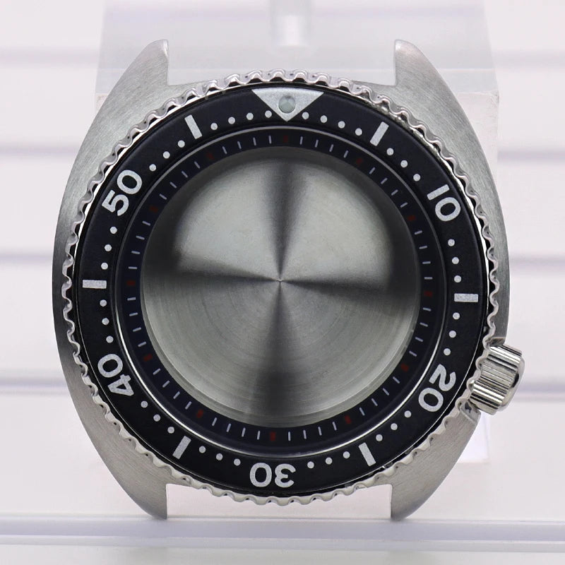 45mm Men's Watch Case With Chapter Ring For Mod Abalone NH35 NH36 NH34/38 4R36