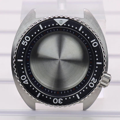 45mm Men's Watch Case With Chapter Ring For Mod Abalone NH35 NH36 NH34/38 4R36