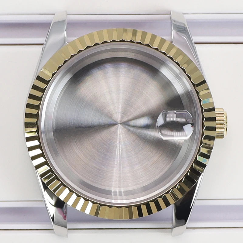 36/39mm Watch Cases Set Sapphire Glass For NH35 NH36 NH34 NH70 8215 Datejust