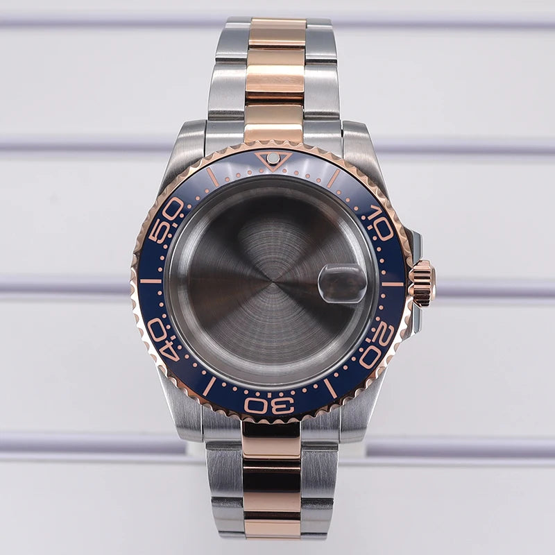 40mm Cases For NH35 NH34 NH36 NH38 NH70 Miyota8215 Eta2824 Unidirectional Bezel