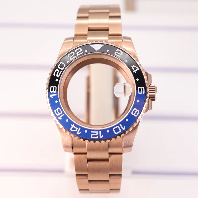 40mm Watch Case For NH35 NH36 NH70/8215/Eta2824 PT5000 NH34 Sapphire Glass