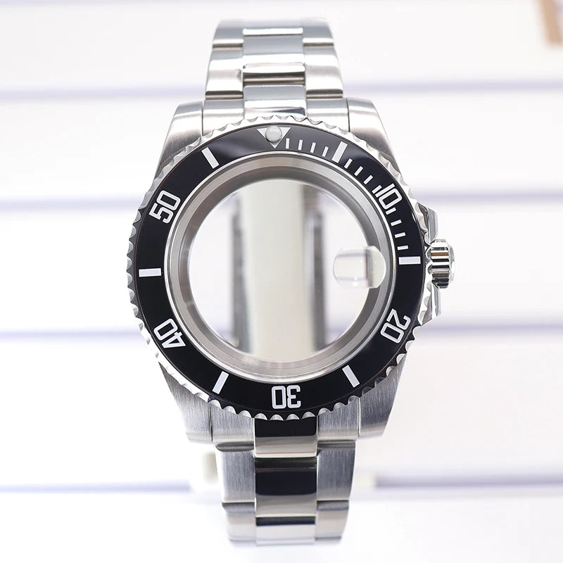 40mm Steel Watch Case For Submariner NH35 NH36 NH34 NH38 ETA 2824 Miyota 8215