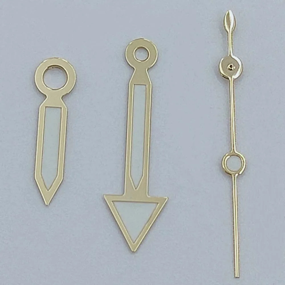 Green Luminous Watch Hands for NH35 NH36 7S26 7S36 4R35 4R36 Multicolor 3 Pins