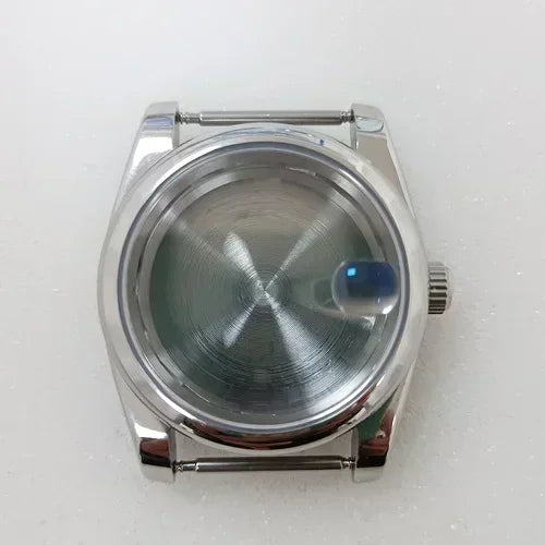 Rounded Edge 36mm Watch Case with Sapphire Glass for NH35 NH36/4R Movement