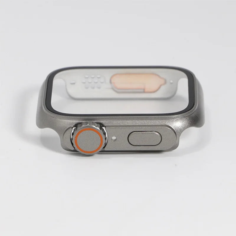 Stainless Steel Strap+PC Cover+Glass for Apple Watch Case Appearance Upgrade