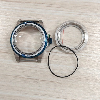 39.5mm Stainless Steel Watches Case with Bezel & Acrylic Glass for NH35 NH36