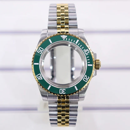 40mm Watch Case Sapphire For SUB Nh35 GMT Nh34 Nh36 Nh70 Nh72 2824 Miyota8215