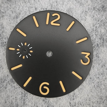 Personalized 36mm Watch Dial Green Luminous for ETA6497/ Seagull ST36 Movement