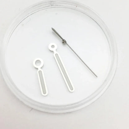 Black / Silver Modified Watch Hands for 8215/2813 Movement Green Luminous Needle