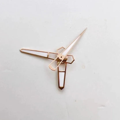Modified Silver/Gold/Rose Gold Green Luminous Watch Hands for NH35A/NH36/4R/7S