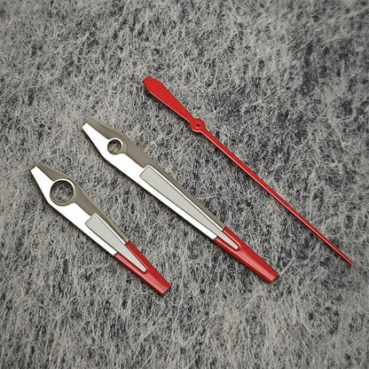Silver Red Hands with Green Luminous Modified Watch Hands for NH35/36/4R/7S