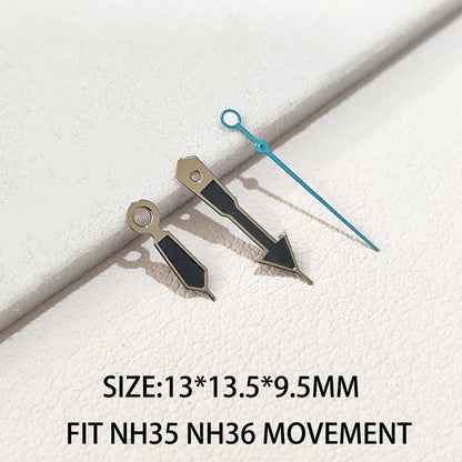 Watch Hands Pointers Green Super Luminous Suitable for NH 35 NH 36 Movement