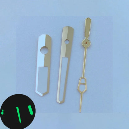 Watch Hands Green Luminous Fit for NH35 NH36 4R35 4R36 7S SKX007 SKX009 SRPD