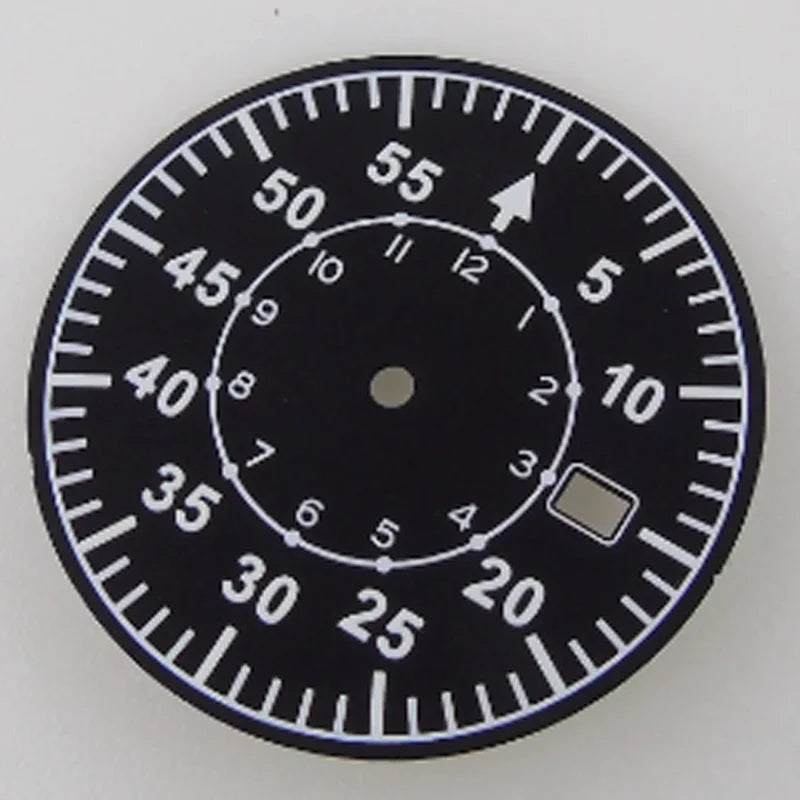 33.6mm Multicolor Watch Dial Fit For NH35AA NH36AA with Green Luminous Modified