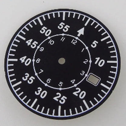 33.6mm Multicolor Watch Dial Fit For NH35AA NH36AA with Green Luminous Modified