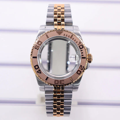 40mm Watch Case For NH35 NH34 NH36 NH70/Miyota8215/Eta2824 PT5000 Slide Buckle