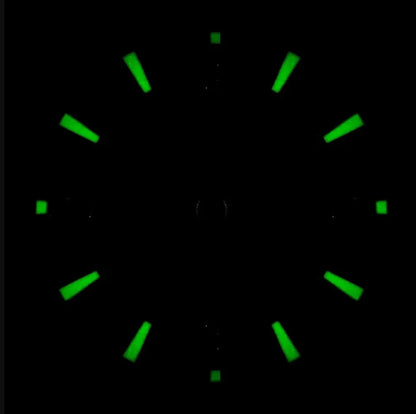 31mm 6 9 12 Digital Multicolor Watch Dial Green Luminous for NH35 Modified
