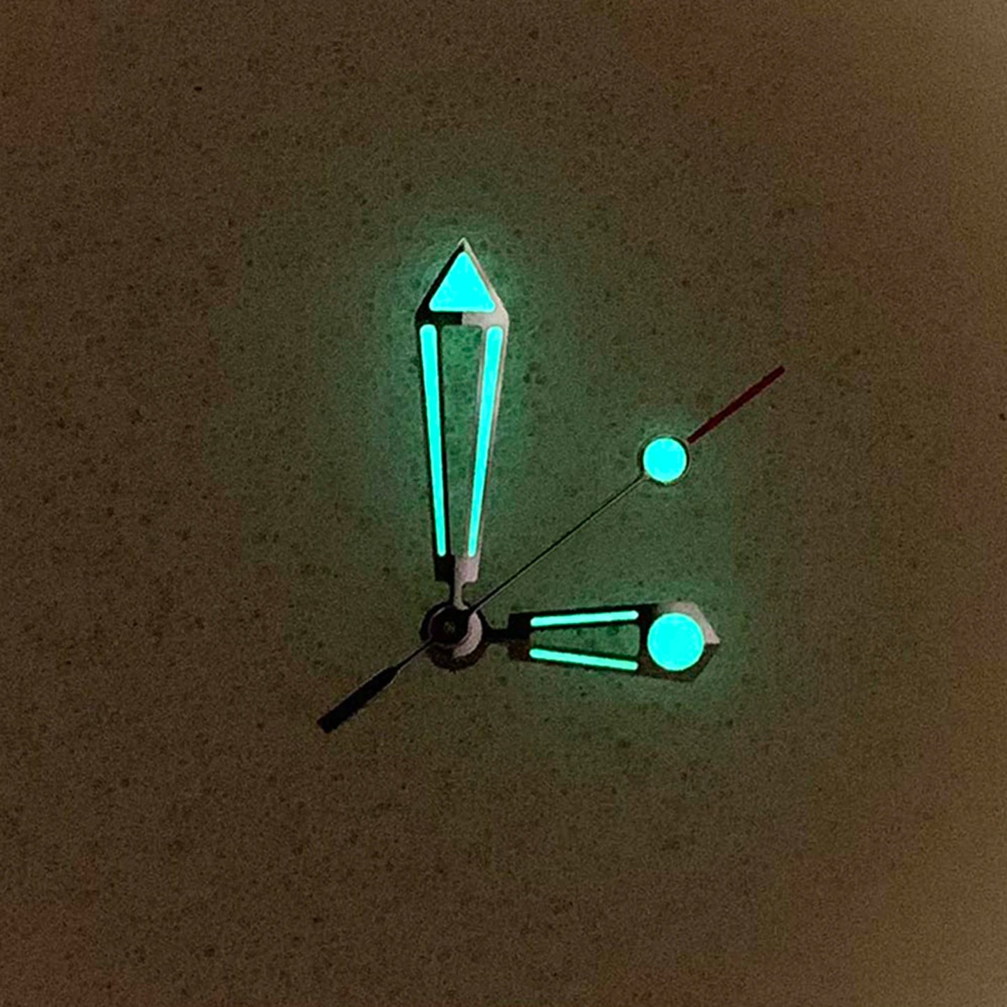 Silver Trim Green Luminous 3 Hands Watch Hands Set for NH70/NH34/4R/7S Movement