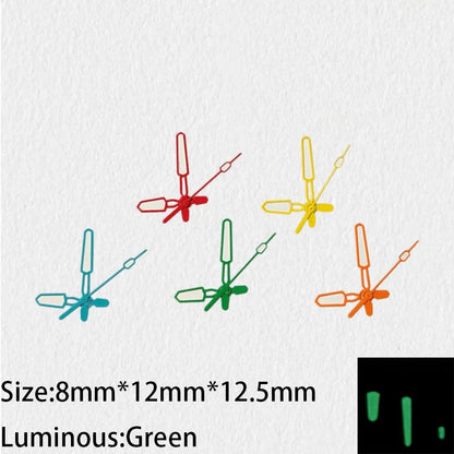 Modified CandyColor Green Luminous Watch Hands for NH35/NH36/4R/7S Movement
