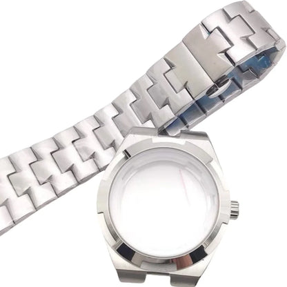 41mm Case Kit High-end Strap Sapphire Glass Watch Case for NH35/4R/NH36