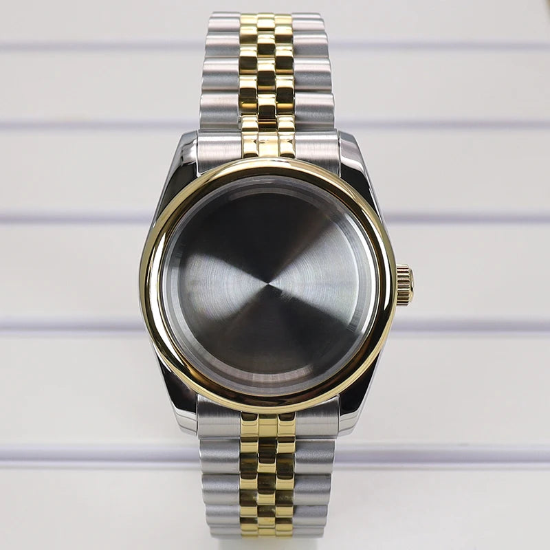 36/39mm Watch Case For NH35/36 NH38 NH70 Miyota 8215 Cases Sapphire Glass Oyster