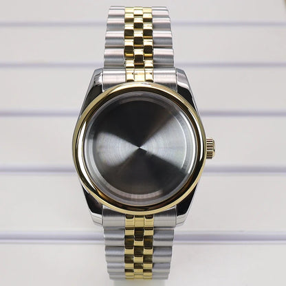 36/39mm Watch Case For NH35/36 NH38 NH70 Miyota 8215 Cases Sapphire Glass Oyster
