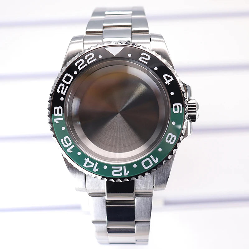 40mm Watch Cases Sapphire For Nh35 Nh36 Nh34/38 Nh70 Miyota 8215 Eta 2824 PT5000