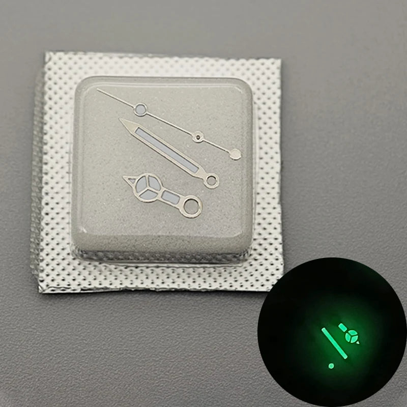 Watch Hands Green Luminous Fits For SRPD SKX007 SKX009 NH35 NH36 4R35 4R36 7S26