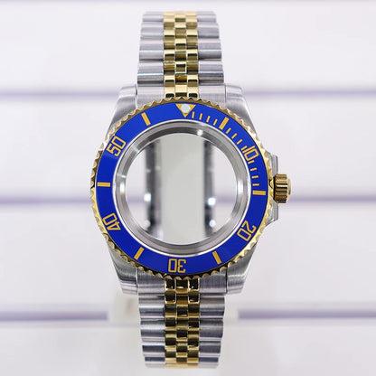 40mm Watch Case Sapphire Glass For Nh35 Nh34 Nh36 Nh72 2824 Miyota 8215 SUB GMT