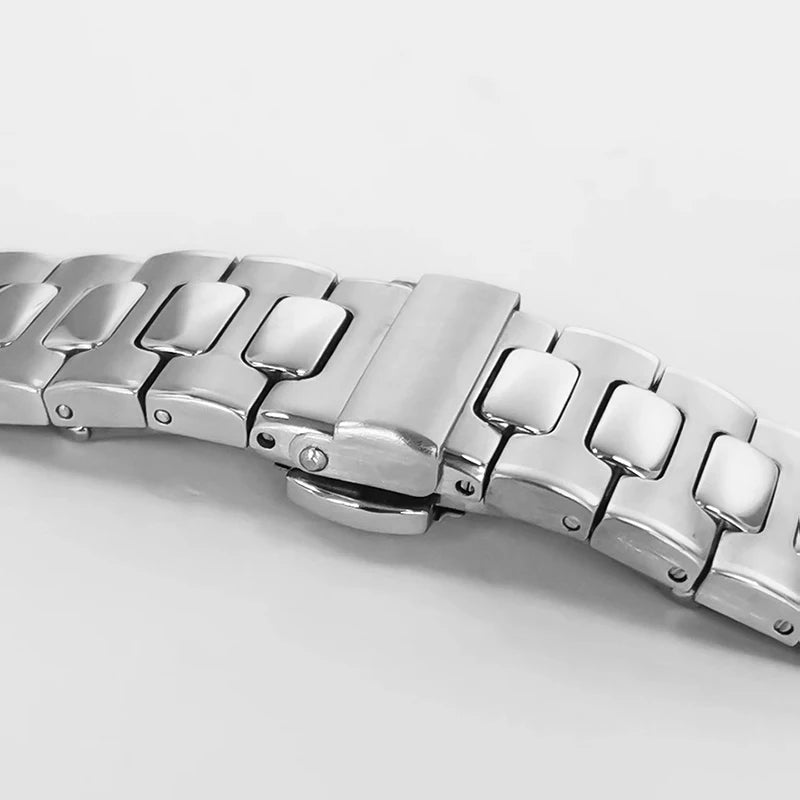 41mm Watch Case+Strap Metal lining Material fit 30.5mm Dial Fit NH35/NH36/4R