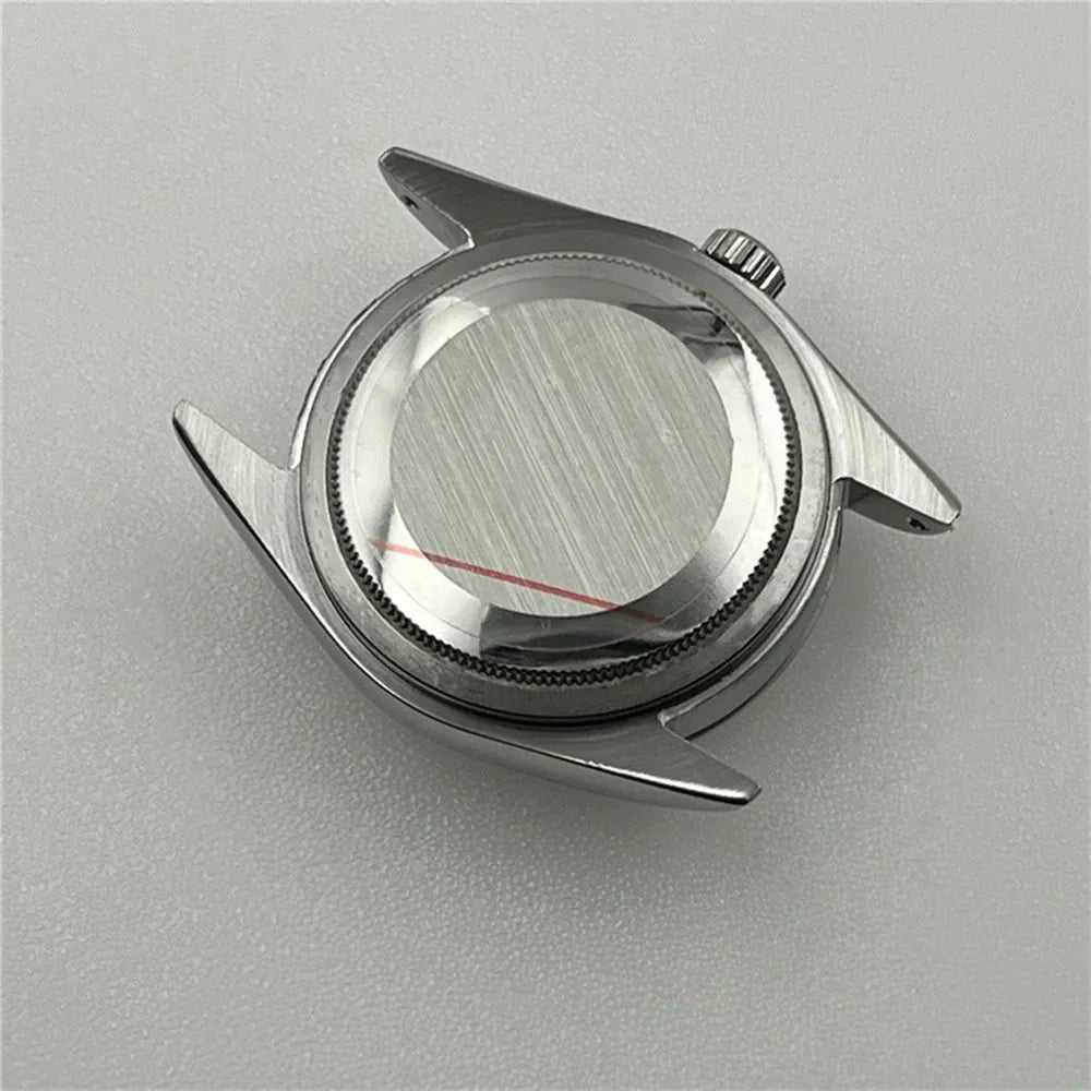 36mm Black/Silver Modified Diving Stainless Steel Watch Case for NH35 NH36