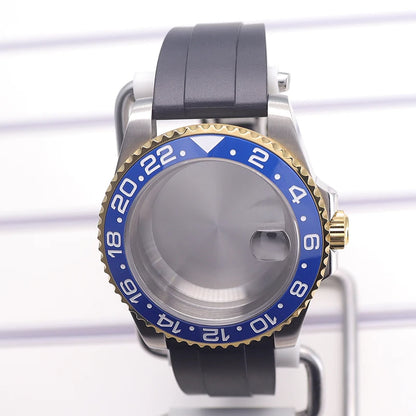 40mm Watch Case Set For GMT SUB Yacht NH34 NH35 NH36 NH39 8215 Eta2824 PT5000