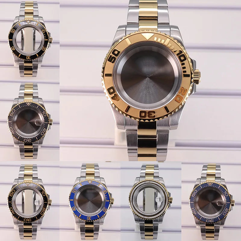 40mm Stainless Steel Watch Cases For Nh35 Nh34 Nh36 Nh70 Eta2824 8215 8205